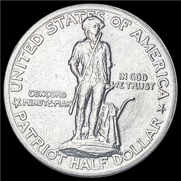 1925 Silver Lexington-Concord Half Dollar UNCIRCULATED