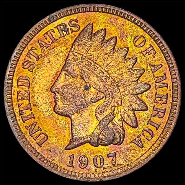 1907 Indian Head Cent CLOSELY UNCIRCULATED