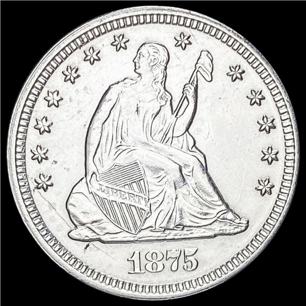 1875 Seated Liberty Quarter UNCIRCULATED