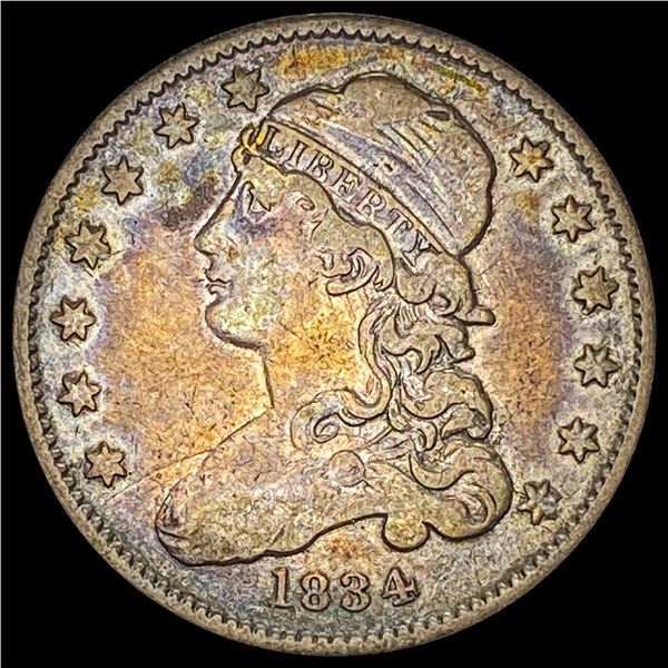 1834 Capped Bust Quarter LIGHTLY CIRCULATED