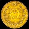 Image 1 : 1945 Mexico Gold 2 Pesos SUPERB GEM BU