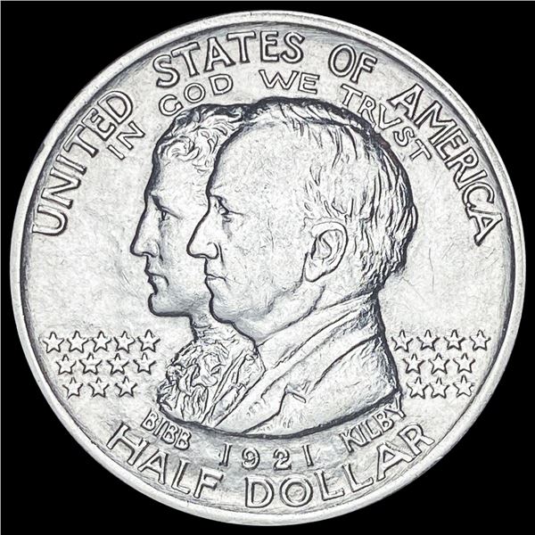 1921 Silver Half Dollar Alabama Centennial CLOSELY UNCIRCULATED