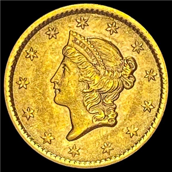 1853 Gold $1 Liberty Head Type 1 UNCIRCULATED