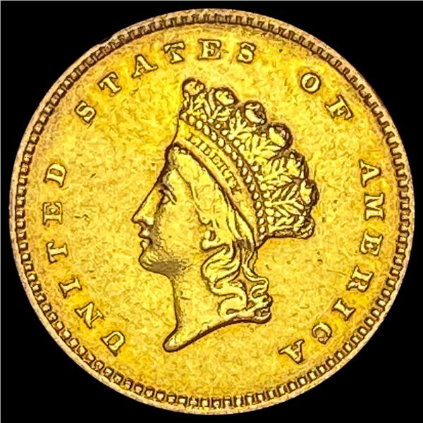 1854 Gold $1 Indian Head Type 2 HIGH GRADE