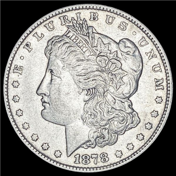 1878 Silver Morgan Dollar NEARLY UNCIRCULATED