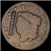 1828 Large Cent Counterstamp HIGH GRADE