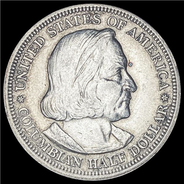 1893 Silver Columbian Half Dollar CLOSELY UNCIRCULATED