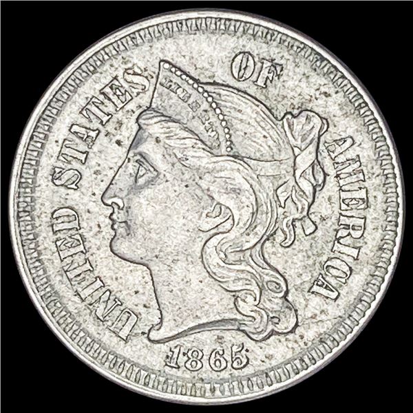 1865 Nickel Three-Cent Piece UNCIRCULATED