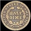 Image 2 : 1849 Silver Half Dime NICELY CIRCULATED