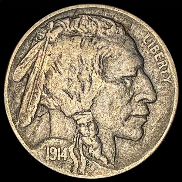 1914 Buffalo Nickel NEARLY UNCIRCULATED