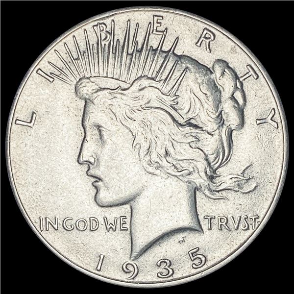 1935 Peace Silver Dollar CLOSELY UNCIRCULATED