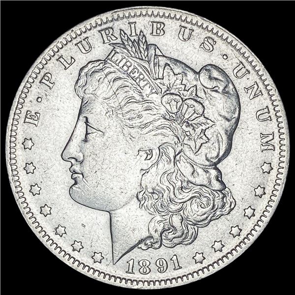 1891-O Silver Morgan Dollar NEARLY UNCIRCULATED