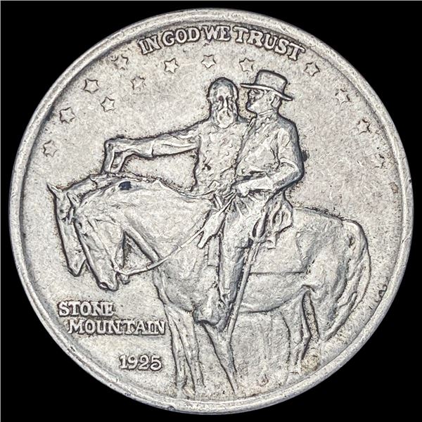 1925 Stone Mountain Silver Half Dollar CLOSELY UNCIRCULATED