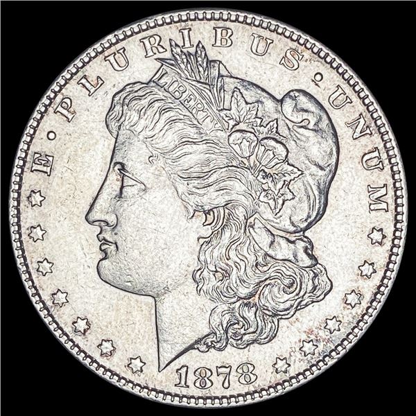 1878 Silver Morgan Dollar CLOSELY UNCIRCULATED