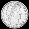 Image 1 : 1908 Silver Barber Quarter CLOSELY UNCIRCULATED