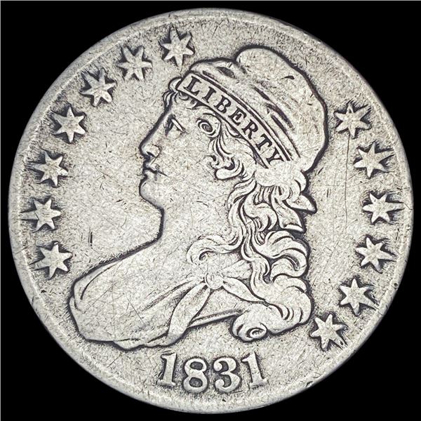 1831 Capped Bust Half Dollar LIGHTLY CIRCULATED
