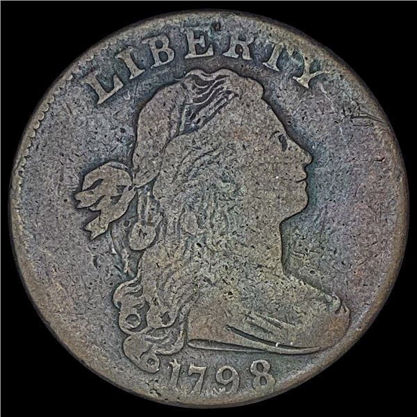 1798 Large Cent Draped Bust LIGHTLY CIRCULATED