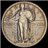 1918-D Silver Standing Liberty Quarter NEARLY UNCIRCULATED