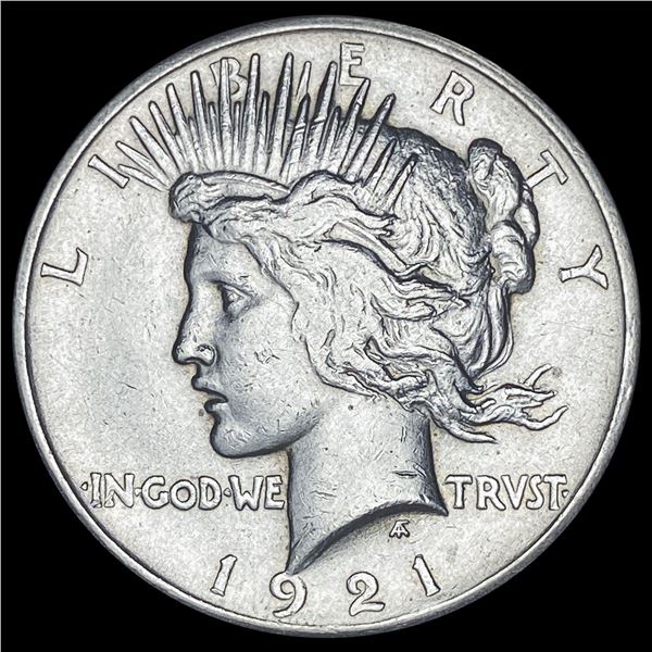 1921 Silver Peace Dollar CLOSELY UNCIRCULATED