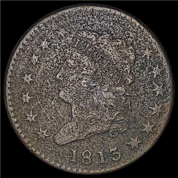 1813 Classic Head Large Cent LIGHTLY CIRCULATED