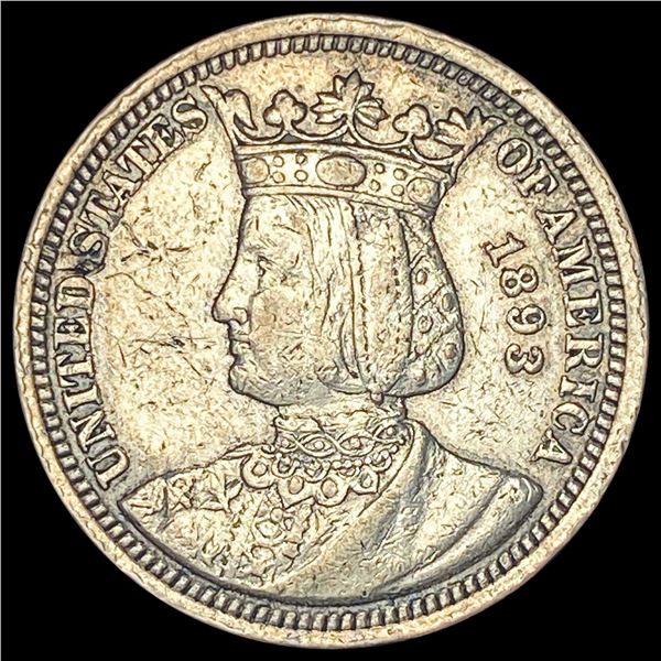 1893 Columbian Exposition Half Dollar Token CLOSELY UNCIRCULATED