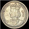 1893 Isabella Quarter Dollar CLOSE UNC