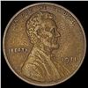 1911-S Lincoln Wheat Cent NEARLY UNCIRCULATED