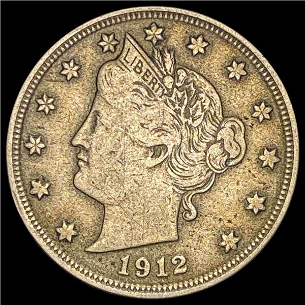 1912-D Liberty Head Nickel ABOUT UNCIRCULATED
