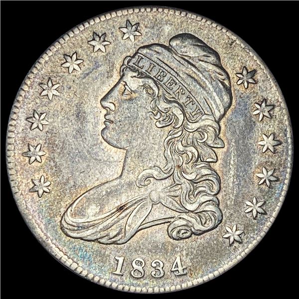 1834 Capped Bust Half Dollar CLOSELY UNCIRCULATED