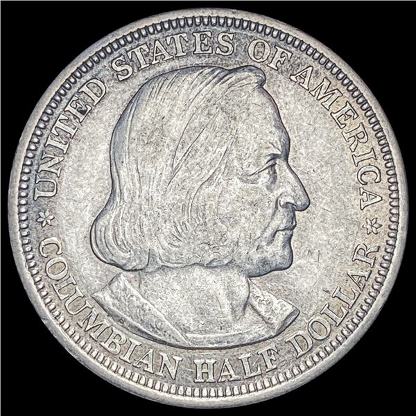 1893 Silver Columbian Half Dollar CLOSELY UNCIRCULATED