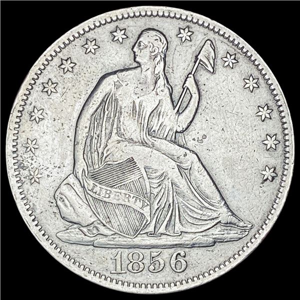 1856-S Silver Half Dollar NEARLY UNCIRCULATED