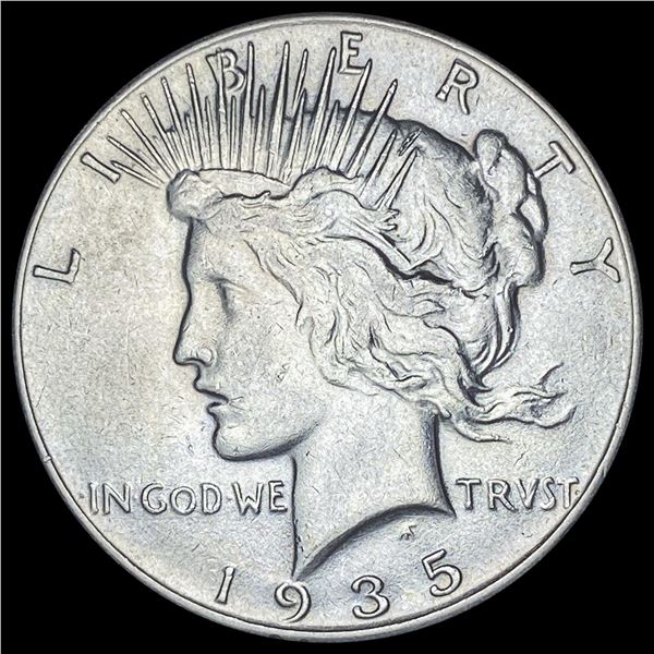1935 Silver Peace Dollar CHOICE AU