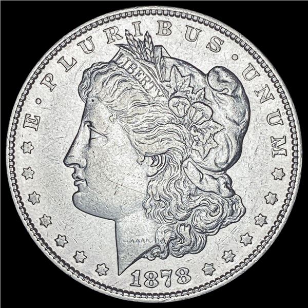 1878 Silver Morgan Dollar CLOSELY UNCIRCULATED