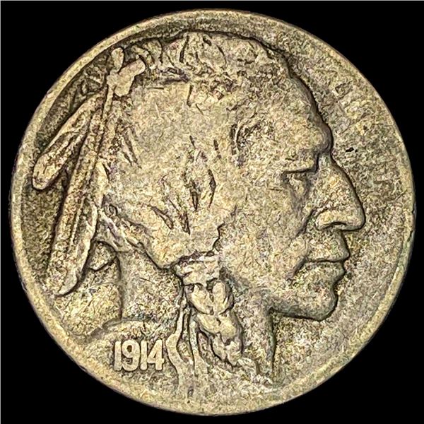 1914 Buffalo Nickel LIGHTLY CIRCULATED