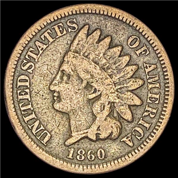 1860 Indian Head Cent NICELY CIRCULATED
