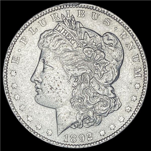 1892 Silver Morgan Dollar CLOSELY UNCIRCULATED