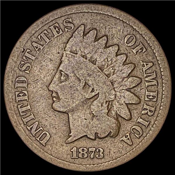 1873 Indian Head Cent NICELY CIRCULATED