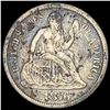 Image 1 : 1876-CC Silver Seated Liberty Dime HIGH GRADE