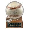 Carl Ripken SIgned Baseball w/ Certificate