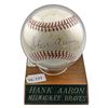 Image 1 : Hank Aaron Signed Baseball Milwaukee Braves w/ Cert