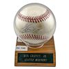 Image 1 : Ken Griffey Jr. Signed Baseball Mariners w/ Certificate