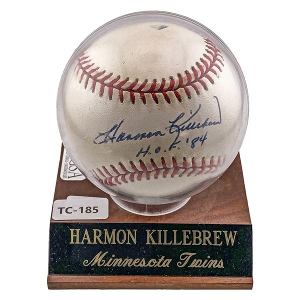 Harmon Killebrew Signed Baseball w/ Certificate