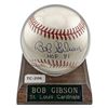 Image 1 : Bob Gibson Signed Baseball