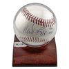 Image 1 : Wade Boggs Signed Baseball 2005 HOF w/ Certificate