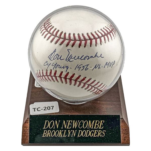 Don Newcombe Signed Baseball