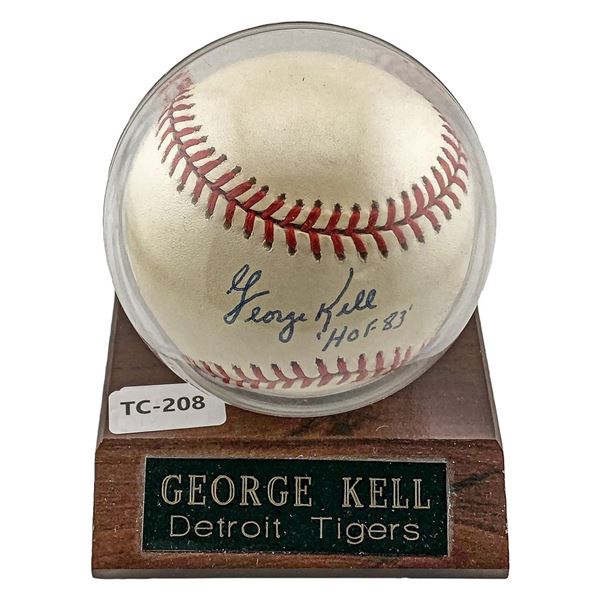 George Kell Signed Baseball