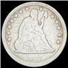 Image 1 : 1877-CC Silver Seated Liberty Quarter NICELY CIRCULATED