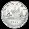 Image 2 : 1966 Canada Silver Dollar CHOICE BU