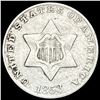 Image 1 : 1853 Silver Three-Cent Piece NEARLY UNCIRCULATED