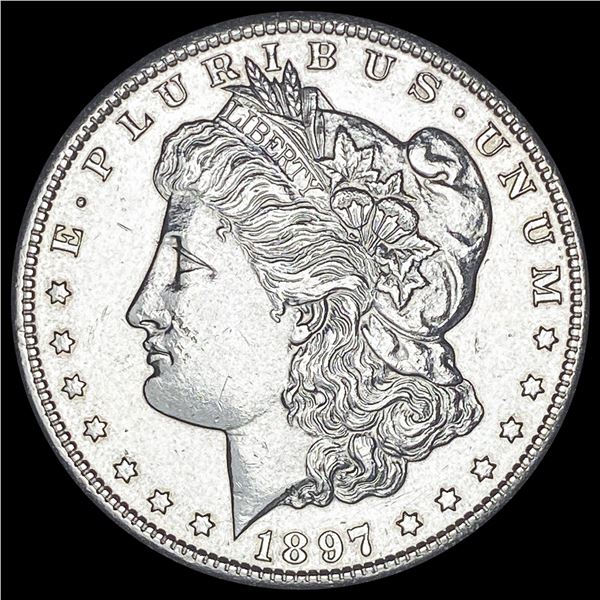 1897-S Silver Morgan Dollar CLOSELY UNCIRCULATED